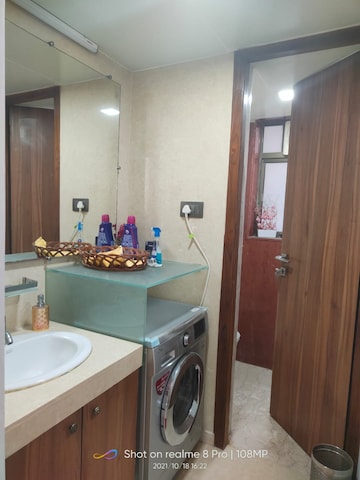 Bathroom in 2.5 BHK Apartment at Kalpataru Aura, Ghatkopar West – for Rent