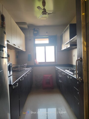Kitchen in 2.5 BHK Apartment at Kalpataru Aura, Ghatkopar West – for Rent