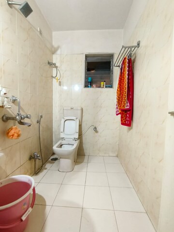 Bathroom in 3 BHK Apartment at Heranadani Meadows Gemini, Ghodbunder Road – for Rent