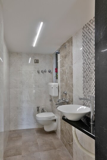 Bathroom in 2 BHK Builder Floor at Shree Adinath Symphony Boisar, Boisar – for Sale