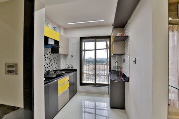 Kitchen in 2 BHK Builder Floor at Shree Adinath Symphony Boisar, Boisar – for Sale