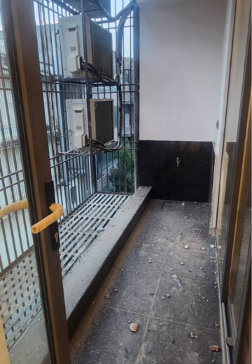 Balcony in 3 BHK Builder Floor at Greater Kailash I – for Rent