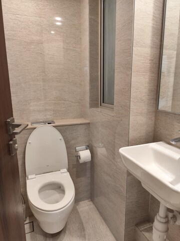 Bathroom in 1 BHK Apartment at Hiranandani Regent Hill, Powai – for Rent