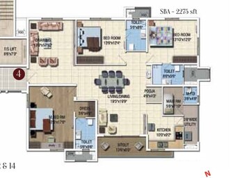 3 BHK Apartment For Resale in Salarpuria Sattva Magnus Jubilee Hills Hyderabad  7948263