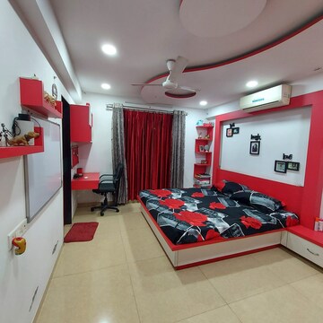 Master Bedroom in 4 BHK Apartment at Vesu – for Sale