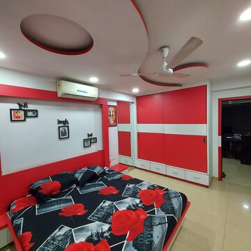 Master Bedroom in 4 BHK Apartment at Vesu – for Sale