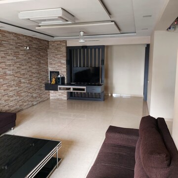Living Room in 4 BHK Apartment at Vesu – for Sale