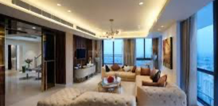 Living Room, m3m-golf-estate-fairway-east 6+ Bedroom 12700 Sq.Ft. Penthouse In Sector 65 Gurgaon 7948351
