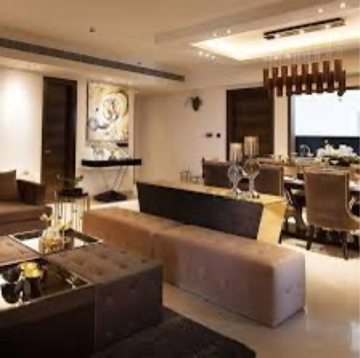 Living Room in 6+ BHK Penthouse at M3M Golf Estate Fairway West, Sector 65 – for Sale