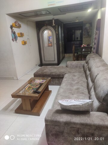 Living Room in 2 BHK Apartment at Hari Om Heritage, Kharghar – for Rent