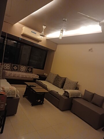 Living Room in 2 BHK Apartment at Rajesh Raj Infinia, Malad West – for Rent