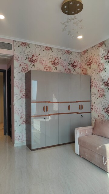 Living Room in 4 BHK Apartment at Bombay Realty Island City Center, Dadar East – for Rent