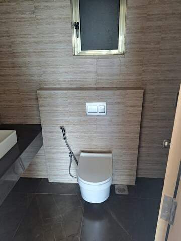 Bathroom in 3 BHK Apartment at Rajesh Raj Infinia, Malad West – for Rent