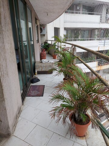 Balcony in 2 BHK Apartment at Lokhandwala Harmony, Worli – for Rent