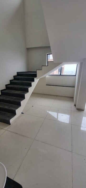 Staircase in 3 BHK Apartment at Satyam Skyline, Naranpura – for Rent