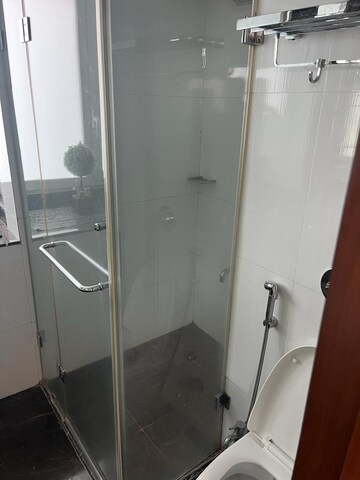 Bathroom in 2.5 BHK Apartment at DB Orchid Woods, Goregaon East – for Rent