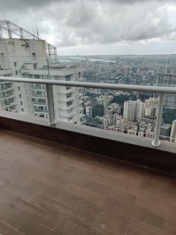 Balcony in 3 BHK Apartment at Omkar Alta Monte, Malad East – for Rent