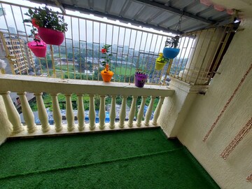 Balcony in 1 BHK Apartment at Kohinoor Luxuria, Kalyan East – for Rent