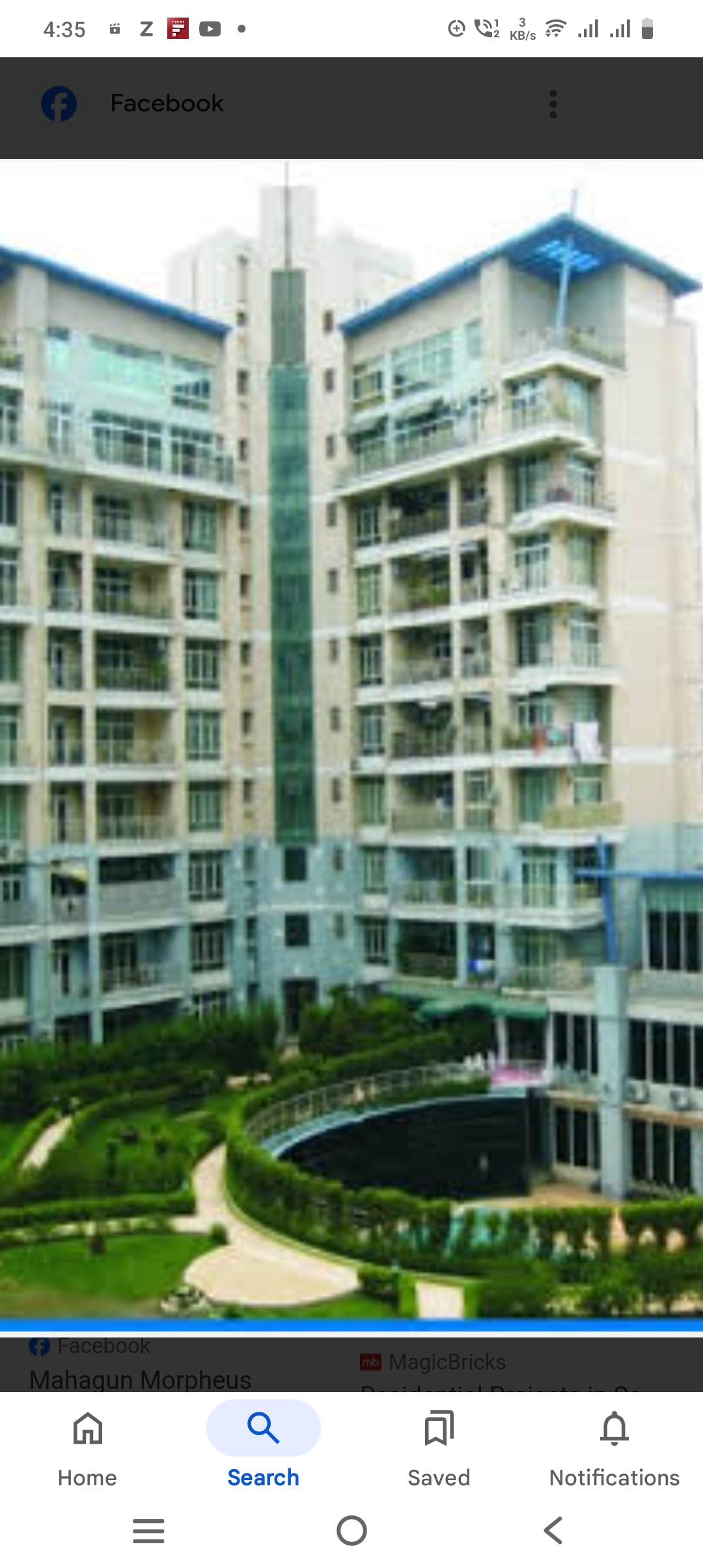 3 BHK + Servant Room,Study Room Apartment For Sale in Mahagun Morpheus