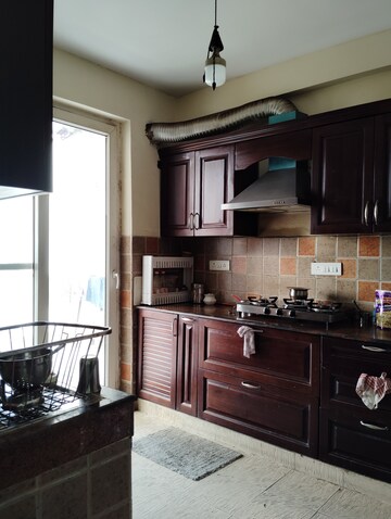 Kitchen in 3 BHK Apartment at JMD Gardens, Sector 33 – for Rent