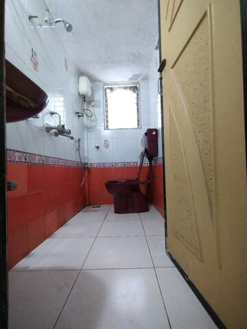 Bathroom in 3 BHK Apartment at Gayatri Sankul, Kharghar – for Rent