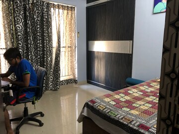 Bedroom in 3 BHK Apartment at Rustomjee Athena, Majiwada – for Rent