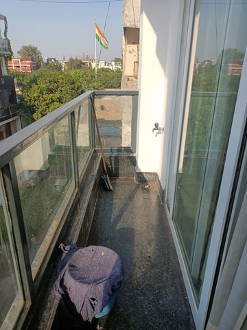 Balcony in 1.5 BHK Builder Floor at Preet Vihar – for Rent