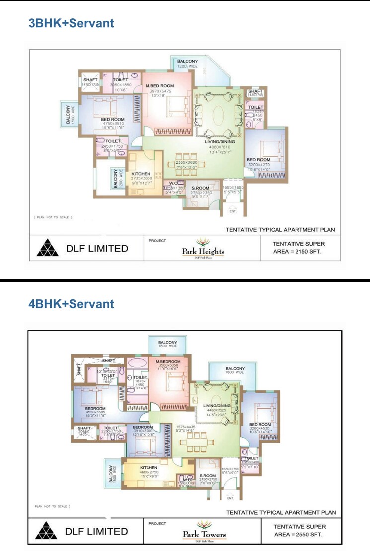 Floor Plan, dlf-the-aralias 4 Bedroom 6000 Sq.Ft. Apartment In Sector 42 Gurgaon 7950481