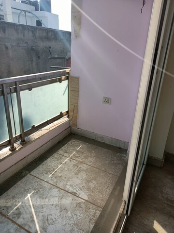 Balcony in 3 BHK Builder Floor at Nirman Vihar – for Rent