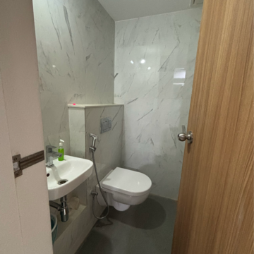 Bathroom in 1 BHK Apartment at Lodha Codename Premier, Dombivli East – for Rent