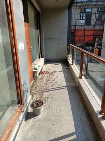 Balcony in 3 BHK Builder Floor at Preet Vihar – for Rent