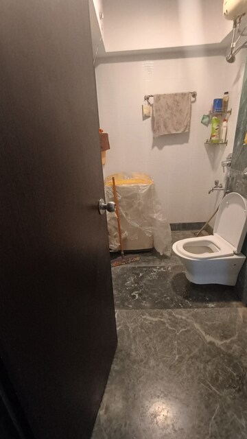 Bathroom in 3 BHK Apartment at Lodha Splendora, Ghodbunder Road – for Rent