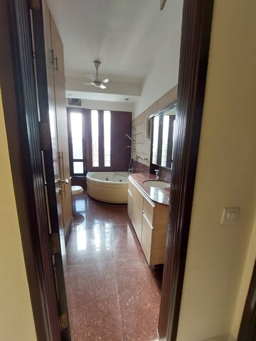 Kitchen in 4 BHK Builder Floor at New Friends Colony – for Rent