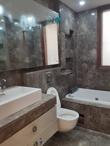 Bathroom in 4 BHK Builder Floor at Anand Niketan – for Rent
