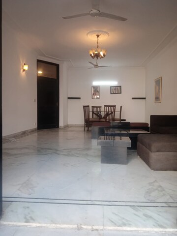 Living Room in 4 BHK Builder Floor at Saket – for Rent