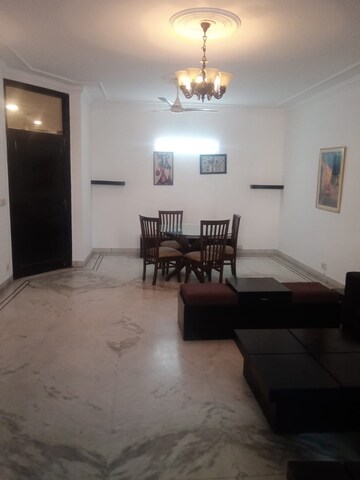 Living Room in 4 BHK Builder Floor at Saket – for Rent