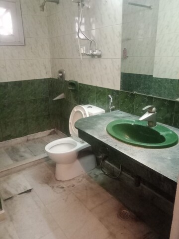 Bathroom in 4 BHK Builder Floor at Saket – for Rent