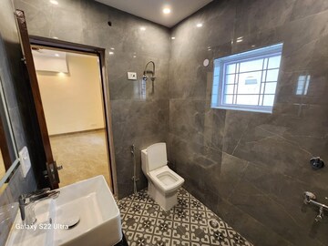 Bathroom in 4 BHK Builder Floor at Nehru Enclave – for Rent