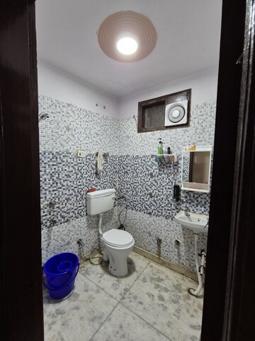 Bathroom in 1 BHK Builder Floor at Govindpuri – for Rent