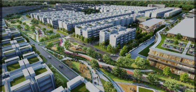 Exterior View, signature-global-daxin-vistas 3 Bedroom 1550 Sq.Ft. Builder Floor In Bhondsi Gurgaon 7951586