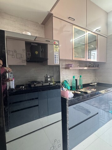 Kitchen in 1 BHK Apartment at Regency Anantam, Dombivli East – for Rent