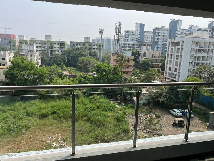 Balcony, saarrthi-skybizz Studio 216 Sq.Ft. Apartment In Mahalunge Pune 7951668