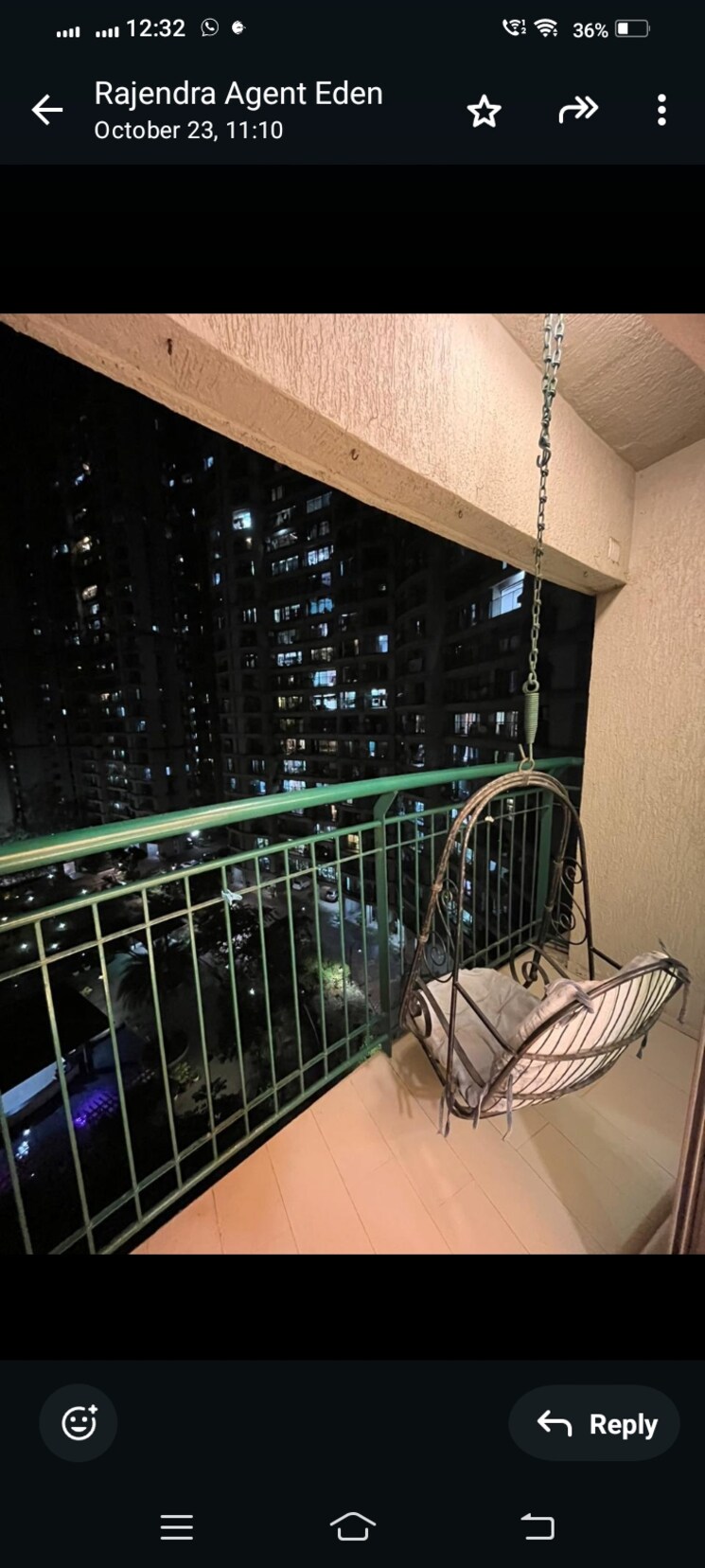Balcony, neelkanth-greens 3 Bedroom 950 Sq.Ft. Apartment In Manpada Thane 7951994