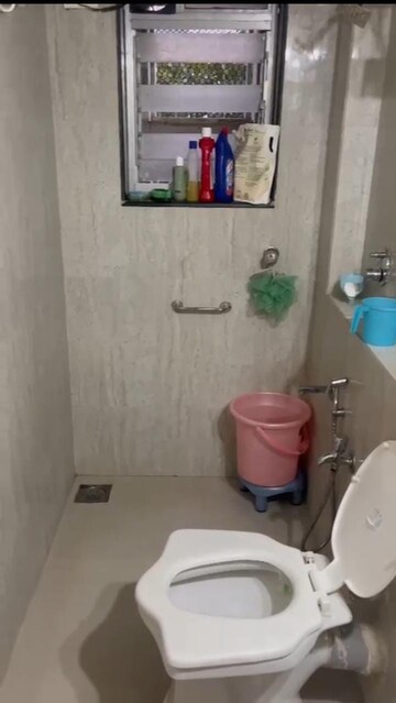 Bathroom in 2 BHK Apartment at Group Seven Rushi Heights, Goregaon East – for Sale