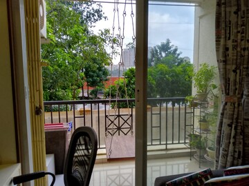 Balcony in 2 BHK Apartment at Vijay Annex 31, Waghbil – for Rent