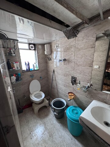 Bathroom in 2 BHK Apartment at JP Decks, Goregaon East – for Rent