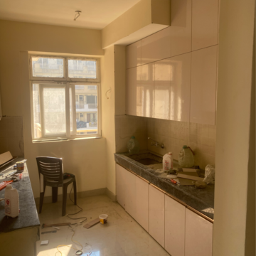 Kitchen in 3 BHK Apartment at Ansal Height 86, Nawada Fatehpur – for Sale
