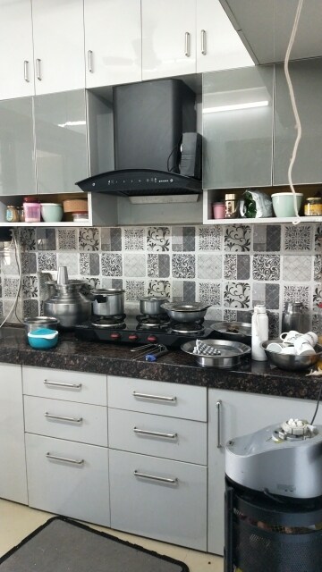 Kitchen in 1.5 BHK Apartment at Leverage Greens, Koradi rd – for Sale