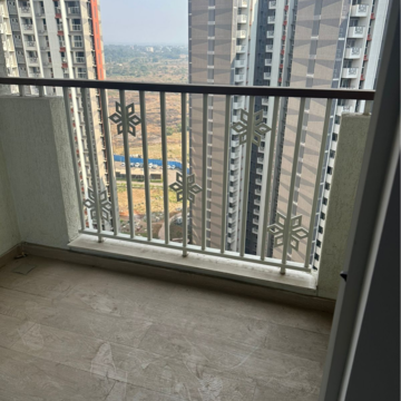 Balcony in 3 BHK Apartment at Lodha Codename Premier, Mangaon – for Rent