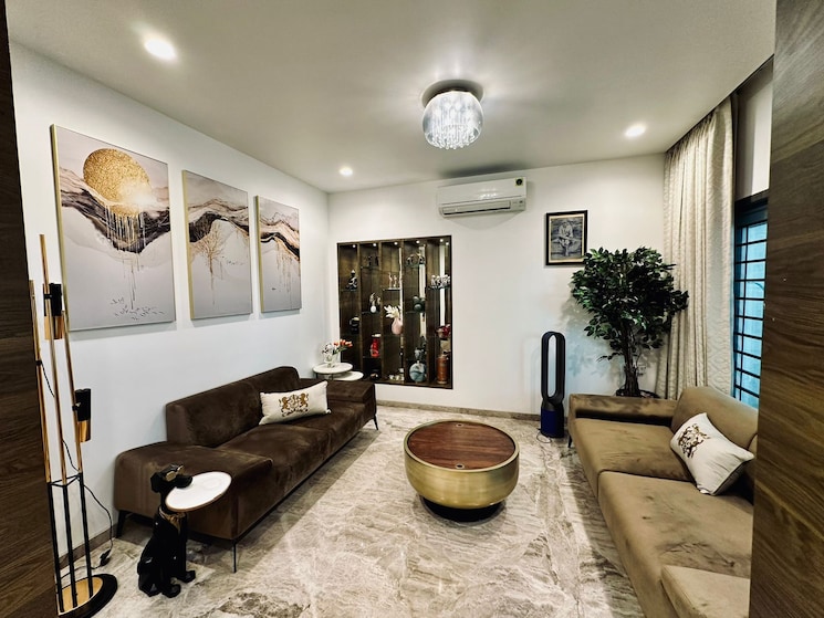 Living Room, harsha-sky-high 5 Bedroom 7100 Sq.Ft. Apartment In Shaikpet Hyderabad 7952706